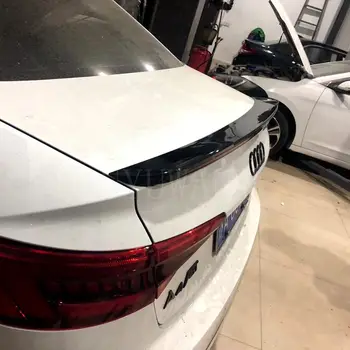 

For Audi New A4 B9 2017 2018 2019 2020 ABS Unpainted Painted Exterior Rear Spoiler Tail Trunk Boot Wing Decoration Car Styling