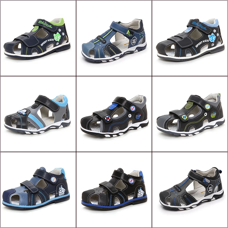 (Отправить от России) 2018 ортопедическая детская обувь детские сандалии для