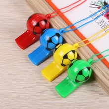 Стильный прозрачный пластиковый свисток Ma Jing Card, креативный дизайн, разноцветный свисток, тренировочный свисток