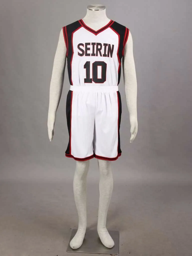 Kuroko no Basuke Basket SEIRIN белый школьный баскетбол костюм мужская форма Мальчики Спортивная одежда № 10 Кагами Тайга, косплей костюм