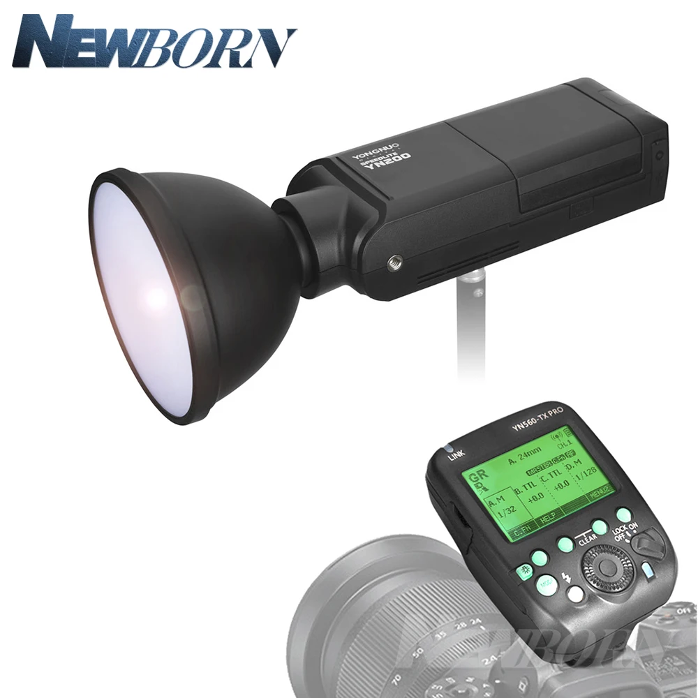 YONGNUO YN200 ttl HSS 2,4G 200W литиевая батарея с usb type C, совместимый YN560-TX(II)/YN560-TX Pro/YN862 для Canon Nikon