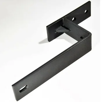 

Black Double Track Big Wheel Hanger Tool Kit Sliding Barn Door Bracket Hardware
