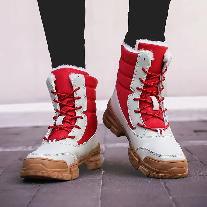 Женские зимние сапоги STS теплые до середины икры женская обувь для пеших прогулок