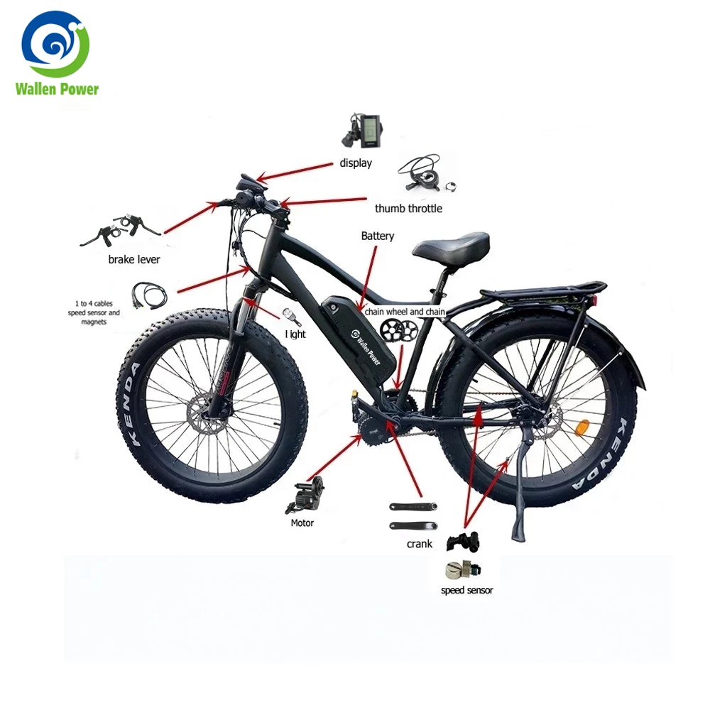 48V 750W Средний привод Bafang мотор Байк, способный преодолевать Броды conversion kit 8Fun BBSHD BBS01 BBS02 с C965 Дисплей 48V 17.5Ah Hailong аккумуляторной батареи