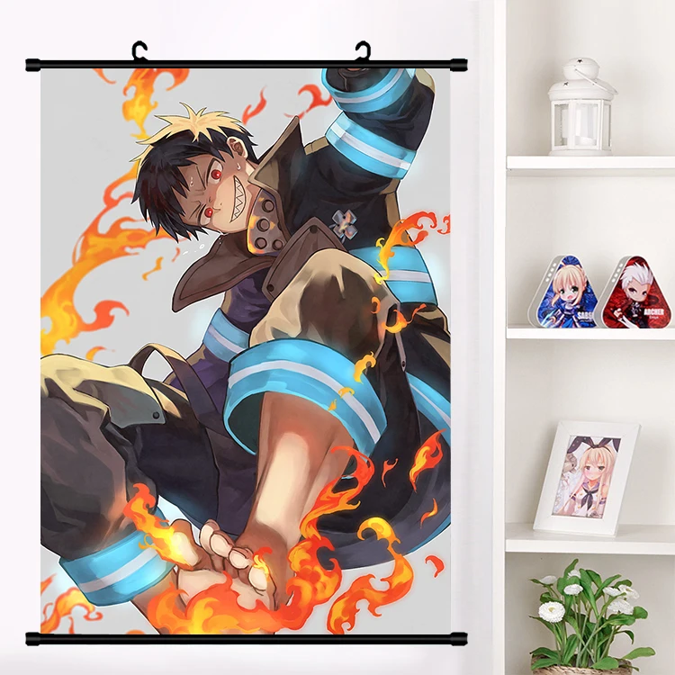 Аниме Enn No Shouboutai Fire Force Arthur Boyle Iri Настенная роспись настенный плакат Otaku коллекция домашнего декора