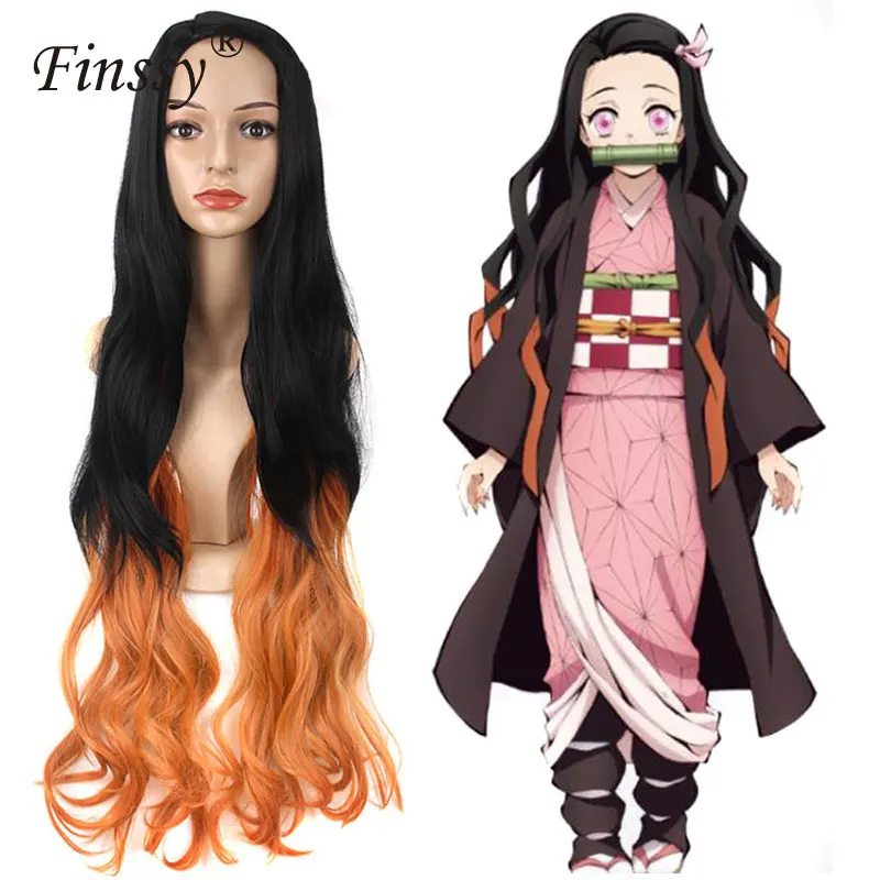 Аниме Demon Slayer Kimetsu no Yaiba Kamado Tanjirou Nezuko косплей кимоно костюм самурая анимация выставка фото реквизит