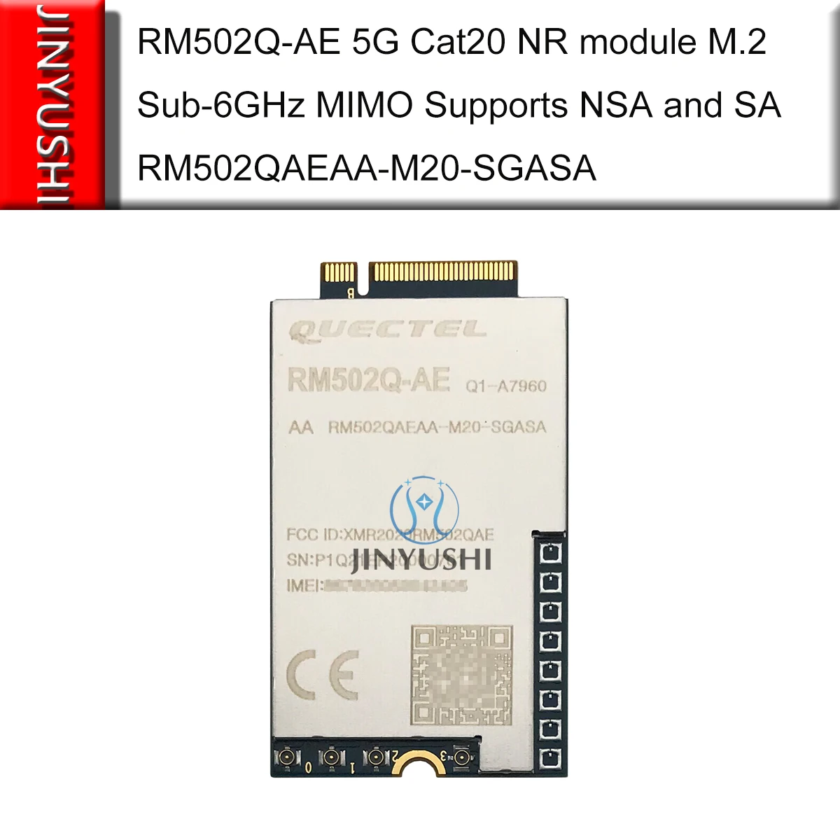 

Quectel RM502Q-AE not RM502Q-GL в наличии 5G module Cat20 NR module M.2 sub-6GHz MIMO поддерживает NSA и SA