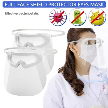

2Pcs Face Shield Protective Mask Kitchen Oil-Splash Proof Anti-Smoke Transparent Prevent Face Protection 422#2