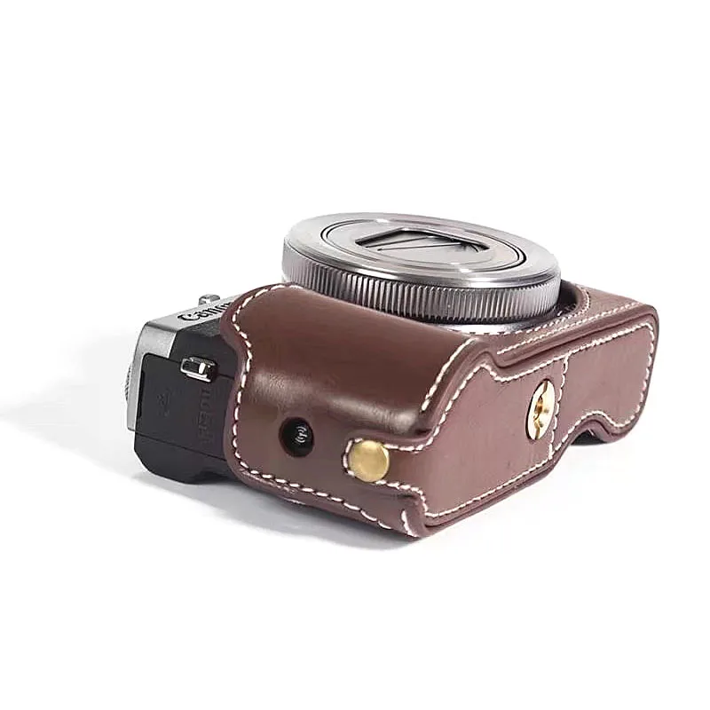 Сумка для камеры чехол PU для Canon PowerShot G7X Mark III G7X III(несовместим с G7X G7XII