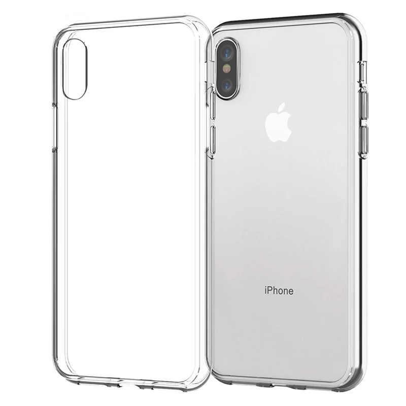 

Clear Phone Case For iPhone 7 Case iPhone XR Case Silicon Soft Transparent Back Cover For iPhone 11 X XS Max 8 7 6s Plus 5S Case