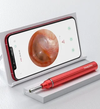 

Newest Ios Ear Cleaning Endoscope Pocket Iphone Otoscope Video Wireless 3.9mm Otoscopio Wifi 5MP Ear Wax Camera Ear Inspection