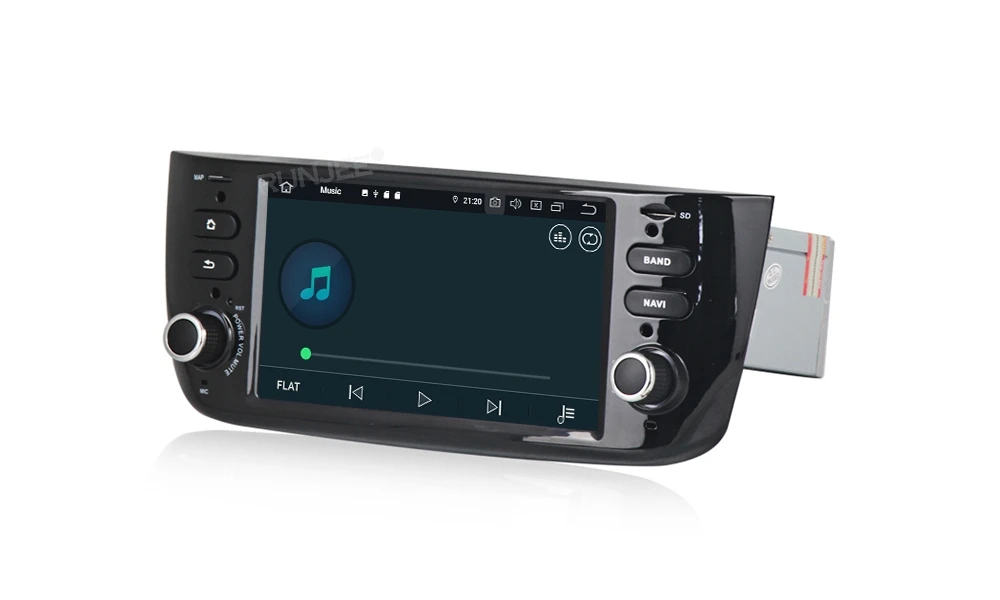 RUNJEE PX6 4 Гб 64 ГБ Android 9 Автомобильный gps мультимедийный плеер для Fiat Grande Punto Linea 2012 2013 автомобильный Радио Аудио стерео