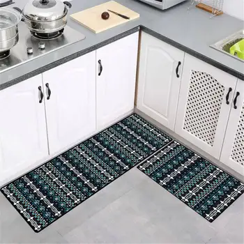 

40x60CM Long Kitchen Mat Bath Carpet Floor Mat Home Entrance Doormat Tapete Absorbent Bedroom Living Room Floor Mats Modern