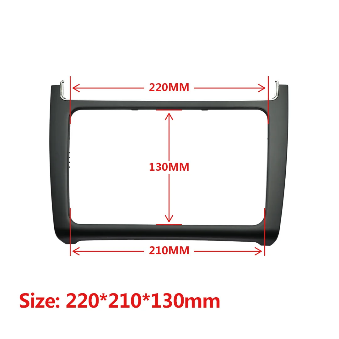 2 Din ڵ  DVD ̽  ŰƮ VW POLO 2014-2017 , ABS ׸   ܼ Ʈ  ̽ ÷Ʈ г þ