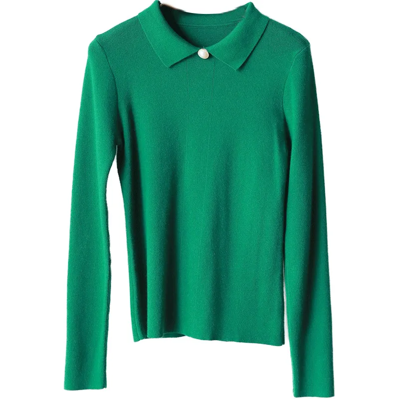 Autumn and winter doll collar bottoming loose sweater Ms. cultivating long-sleeved pullover autumn new women