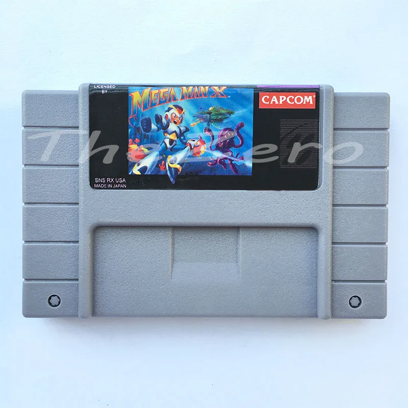 MEGAMAN X США Версия для 16 бит карточная игра чернильного картриджа для NTSC игры