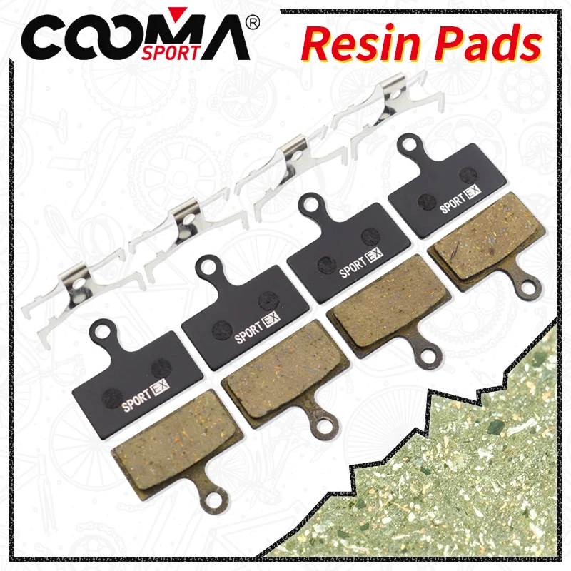 

Bicycle Brake Pads For SHIMANO G01S, M9000, Deore XT M8000, SLX M6000, M666, M675, Deore M615, Alfine S700 Caliper, 4 Pairs