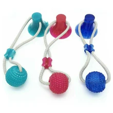 Многофункциональные игрушки для домашних животных, молярные игрушки для укусов, забавные игрушки для собак, интерактивные игрушки на присоске, игрушки из ТПР, игрушки для чистки зубов щенка