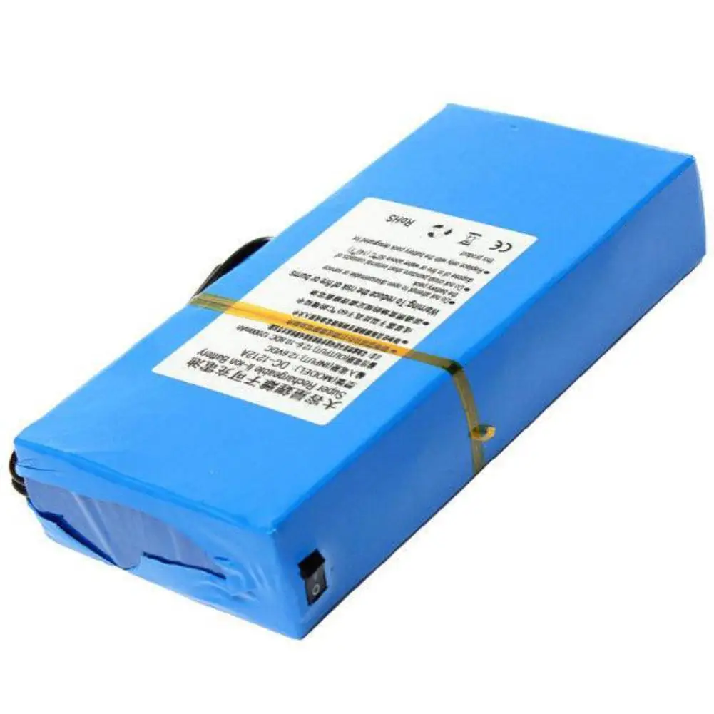 DC 12V 12000mAh супер перезаряжаемый портативный литий-ионный аккумулятор EU Plug