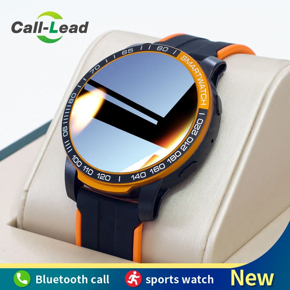 Reloj inteligente deportivo para hombre, pulsera con control del ritmo cardíaco, llamadas y Bluetooth, control de música de 2021 pulgadas, 1,28 GW-20