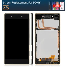Дисплей для Sony Xperia Z5 ЖК-экран с рамкой для Sony Xperia Z5 двойной ЖК-дисплей E6653 E6603 E6633 E6683