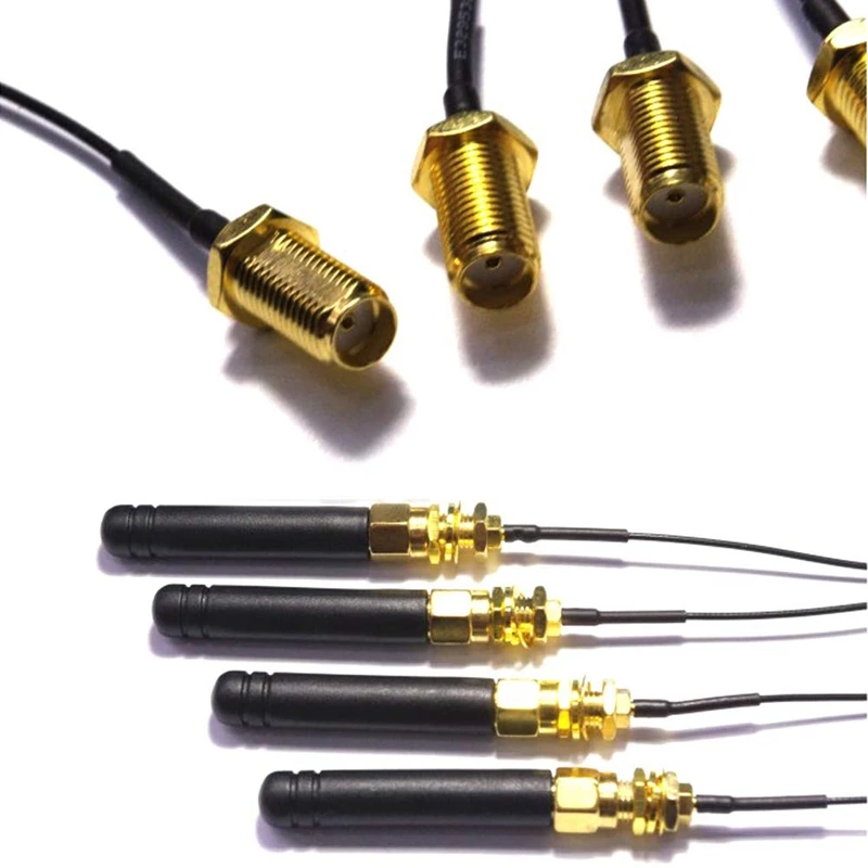 4 шт. для антенны Lora 868-915 МГц, U. Fl Ipex к Sma разъем Пигтейл/провод для антенны 3Dbi для Wifi Esp32 Lora Модуль и интернет тонкий