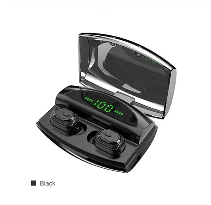 XG20 bluetooth гарнитура 5,0 HiFi 8D стерео вокальный шнур дисплей питания Мобильная мощность Беспроводная бинауральная вилка гарнитура IPX5 Водонепроницаемый