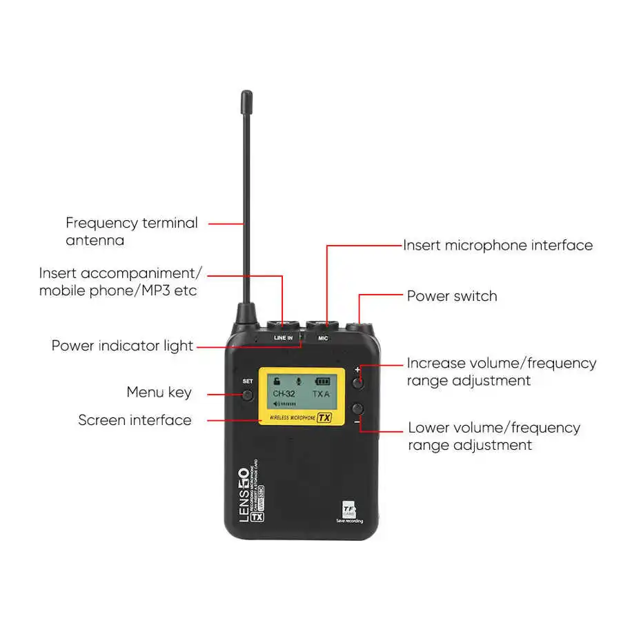 LENSGO LWM-328C 2 In 1 Mobile Phone Live Wireless
