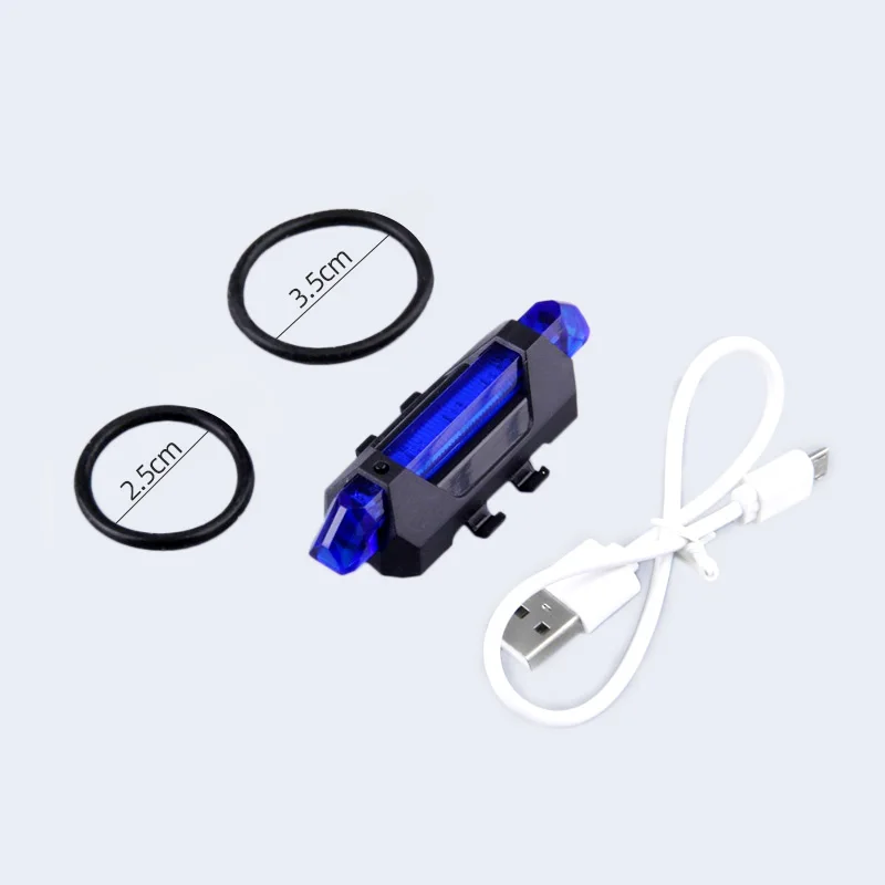 Best Bicycle Light USB Rechargeable LED Rear Light Safety Warning Taillight Cycling light Portable Flash Super Bright Bike Light 4