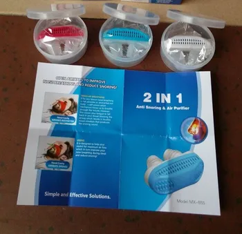 

Stuffy Snoring Device Nose Purifier ABS Mini Nasal Conspirator Anti-Snoring Nose Clip Purify Air Pollution