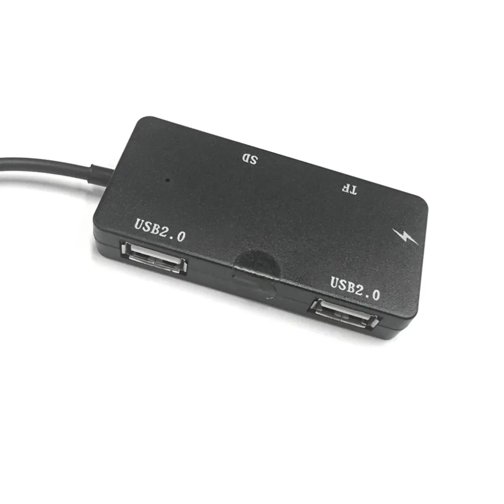 Type-C концентратор+ карта Reader-GT122 скорость передачи данных два USB2.0, один TF, один слот для sd-карт
