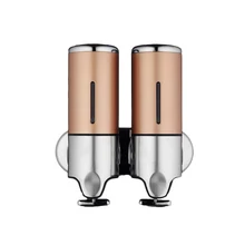 500 мл двойной резервуар для жидкого мыла бутылка для домашнего отеля настенное крепление для туалета диспенсер для мыла для ванной