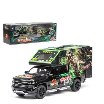 

Kuulee Dinosaur Transport Vehicle Acousto-Optic Open Door Alloy Toy Model Vehicle Children Toys Small Vehicle Alloy Car Model