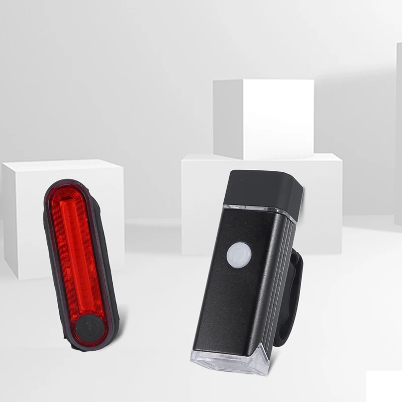 Велосипедный фонарь USB светодиодный перезаряжаемый комплект для горного цикла Передняя Задняя фара
