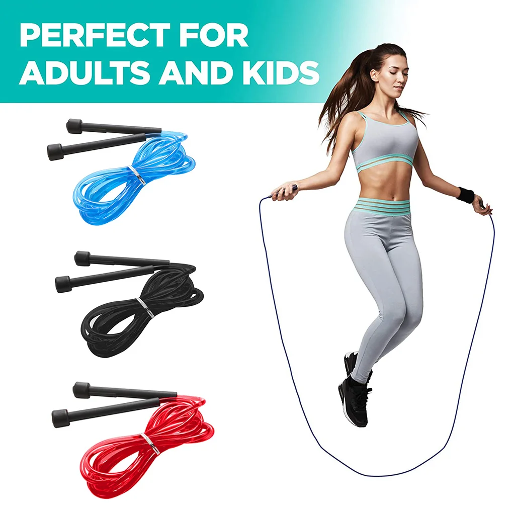 Training Speed Skipping Rope Adults and Kid Adjustable Fitness Jumping