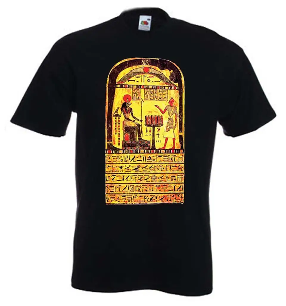 Aleister Crowley Stele Of exaling T Shirt Pagan occent Thelema Magick сатана печатная Мужская футболка, одежда, топ, футболка