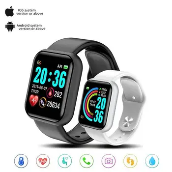 

Smart Watch 2020 for Men Fitness Tracker Wristband Y68 Bracelet Heart Rate Calorie Sleep Monitor Lady Bluetooth Waterproof Clock
