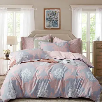 

Papa&Mima Sanding Cotton Bedding Set Printed Thick Linens Sheet Pillowcase Duvet Cover