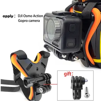 

Full Face Helmet Chin Mount Holder for GoPro Hero 7 SJCAM Motorcycle Helmet Chin Stand for Gopro 6/5 Camera Accessory