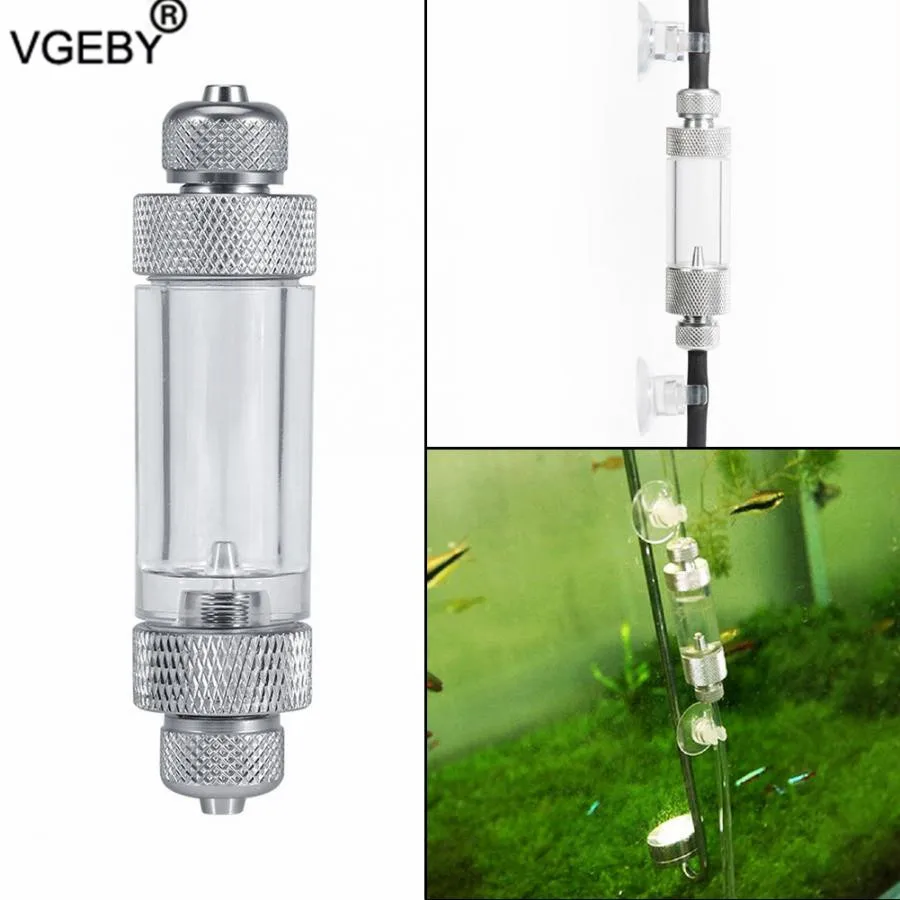 Aquarium CO2 Regulator Counter Single/Double Head Bubble Non-return Carbon Dioxide Measurement Device for Fish Tank Live Pl | Дом и сад