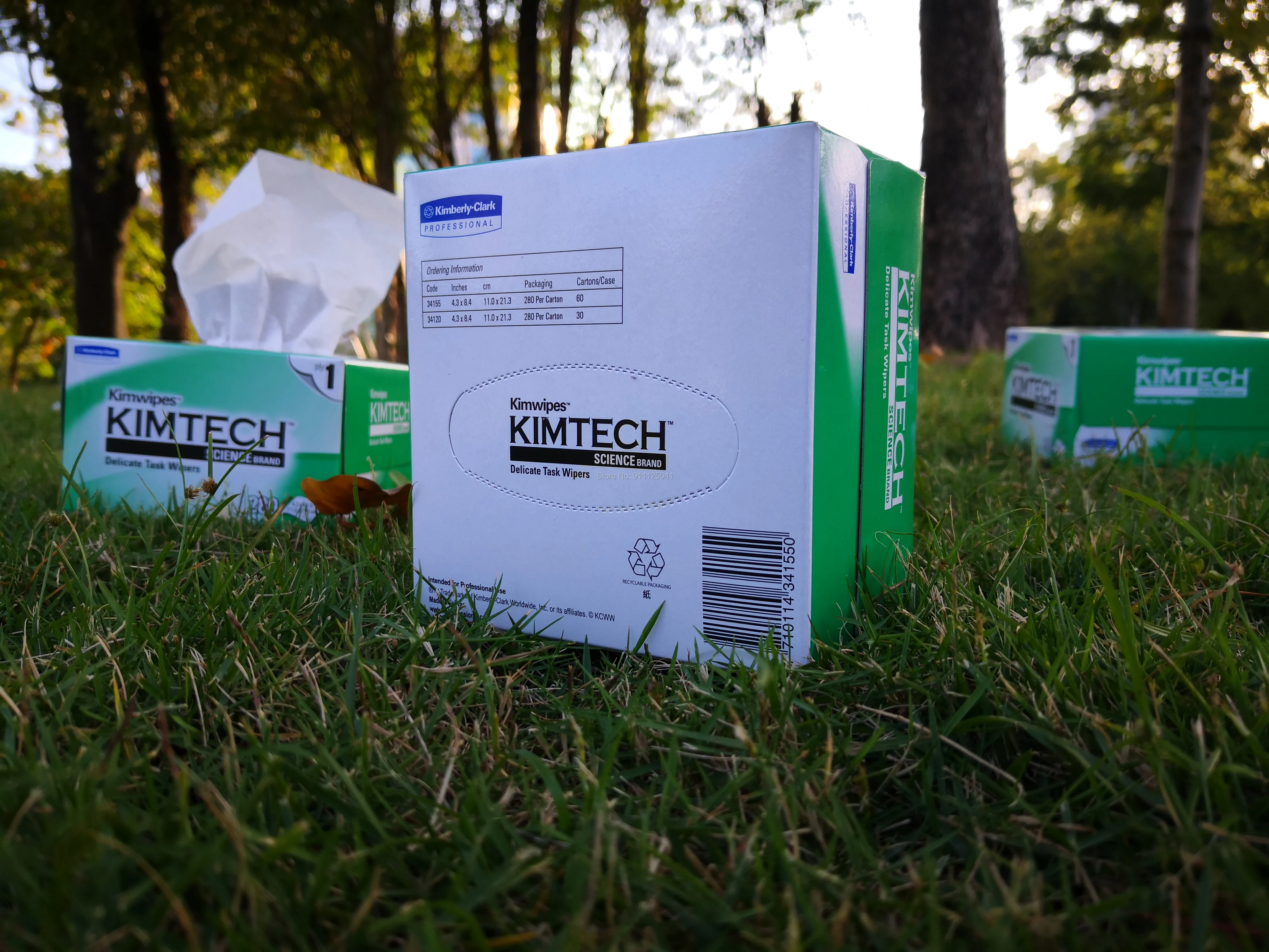 Kimtech Fiber Optic Cleaning Wipes - 560pcs for Screen Polishing, Dust-Free Precision Cleaning. Description Image.This Product Can Be Found With The Tag Names Computer cleaners, Computer Office, Fiber optic kimwipes