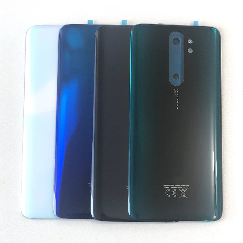 Axisinternational для 6,5" Xiaomi Redmi Note 8 Pro Стекло задняя Батарея крышка чехол Корпус с клейкой лентой 3M Стикеры инструмент