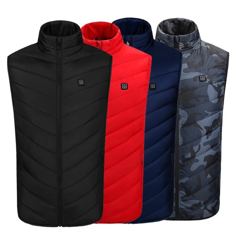 PARATAGO Smart USB Powered Heating Vest Men Women Winter Self Heated Clothing Outdoor Hiking Fishing Jacket PS Speical Link | Спорт и