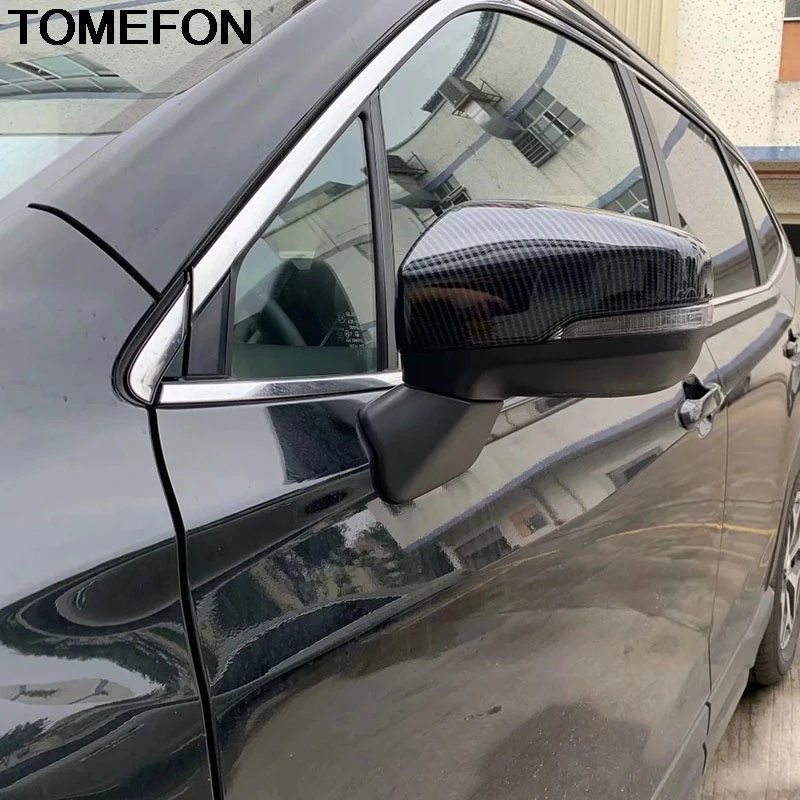 TOMEFON для Subaru Forester SK Автомобильная Боковая дверь зеркало заднего вида кепки Стикеры для обклейки автомобиля внешние аксессуары ABS