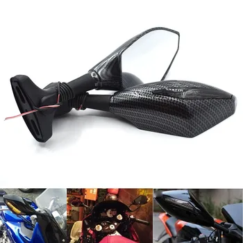 

Universal Motorcycle LED Turn Rear View Side Wing Mirrors Signal Light For Honda CB600 599 919 CBR600 250 400 Hornet 250 VTR