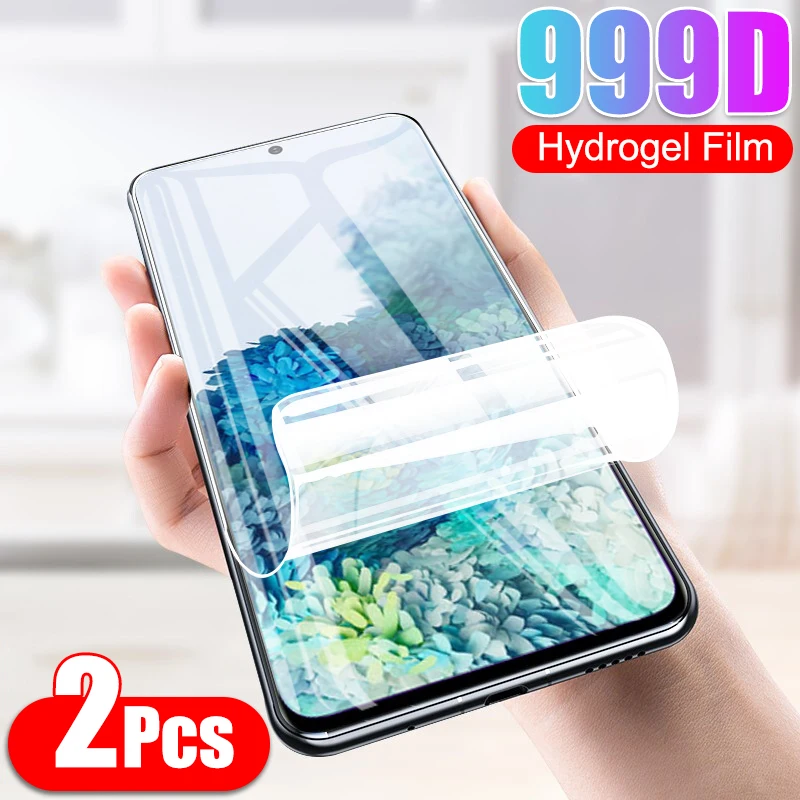 Мягкая Гидрогелевая пленка для Samsung Galaxy Note 20 Ultra S20 PLus FE 5G A50 A51 A70 A71 защита экрана A20E