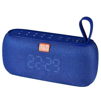 

New Portable Speakers Bluetooth Alarm Clock Temperature Display Bass Digital Choose Song Waterproof TG177 Wireless Loudspeaker
