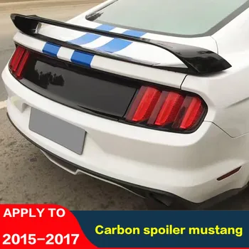 

Mustang carbon fiber spoiler for Ford Mustang 4 segment GT rear wing primer color spoiler ABS material tail fin 2015 2016 2017