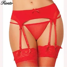 FIONTO, сексуальное нижнее белье, прозрачный топ, чулки до бедра, кружевные чулки, женское нижнее белье, подвязки, бант, пояс для подтяжек, облегающий костюм