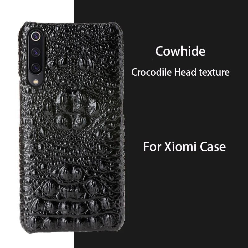 Чехол для телефона для Xiaomi Mi 9 8 se 9T A1 A2 A3 lite Y3 Poco F1 головы крокодила текстура случай для Redmi Примечание 4x5 плюс 6 7a 8 Pro Чехол